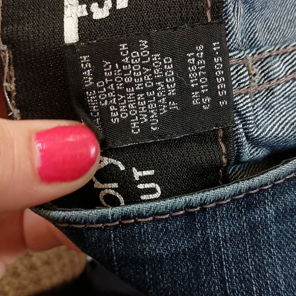 Size 22 Tall Lane Bryant Women's Blue Boot Cut Jeans - Picture 6 of 6